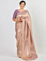 Shining Tissue Saree - Image 2