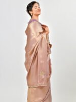 Shining Tissue Saree - Image 4