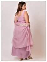 Onion Designer Dhoti Style Gown - Image 5