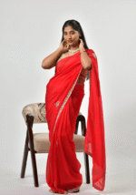 Elegant red Saree